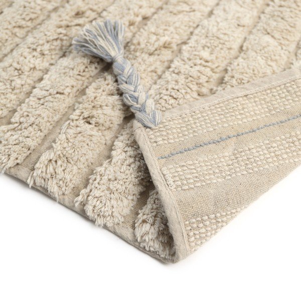 Niebiesko-kremowy dywan odpowiedni do prania 100x150 cm Dalia – Nattiot-image-3