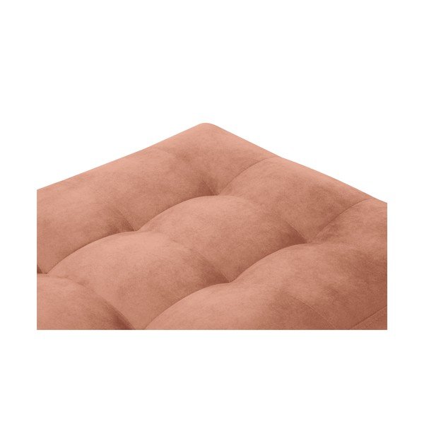 Różowy aksamitny podnóżek Milo Casa Santo-image-4