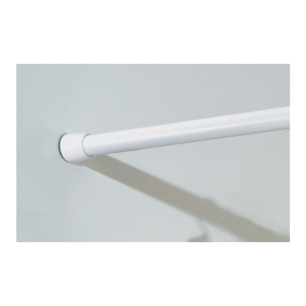 Biały regulowany drążek na zasłonę prysznicową iDesign Cameo, dł. 66- 107 cm-image-2