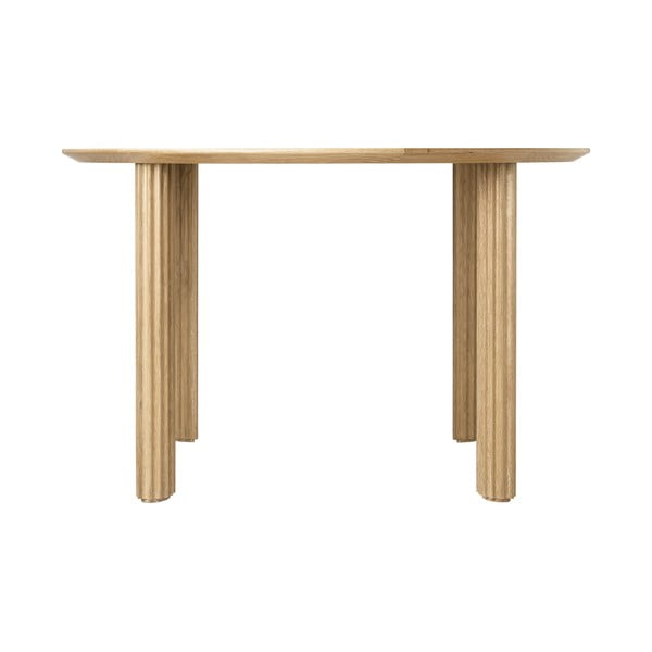 Okrągły stół z litego drewna dębowego ø 120 cm Comfort Circle – UMAGE-image-3