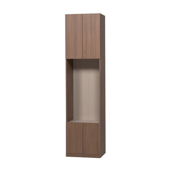 Szafka modułowa w ciemnym naturalnym kolorze 54x215 cm Build – WOOOD