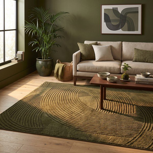 Zielony dywan 200x290 cm Zephyr – ESTE-image-1