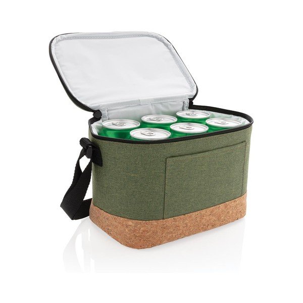 Zielona torba termiczna z detalem z korka XD Collection-image-1