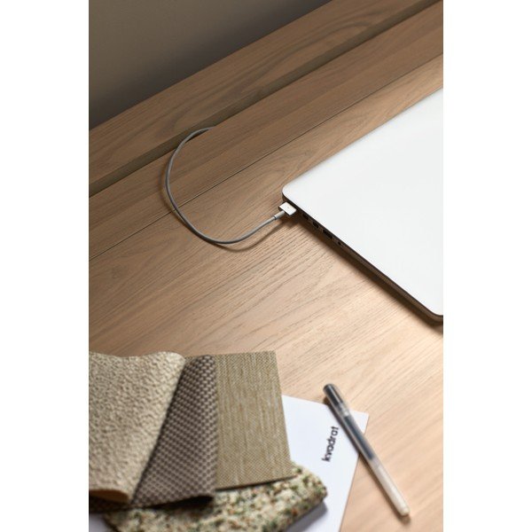 Biurko w dekorze jesionu 136x68 cm Atlas – Teulat-image-3