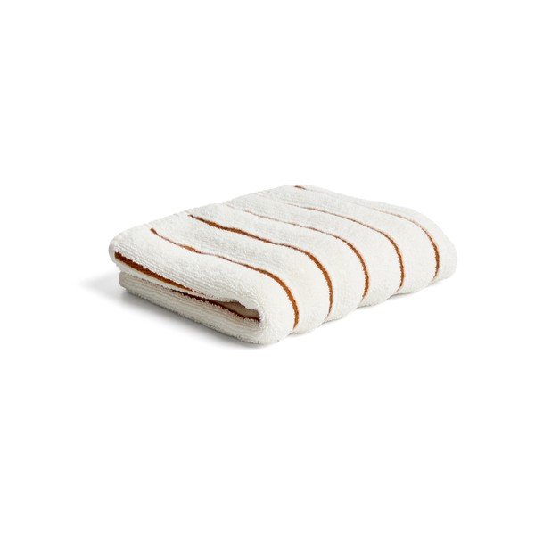 Pomarańczowy/beżowy bawełniany ręcznik frotte 30x50 cm Dorane – Kave Home
