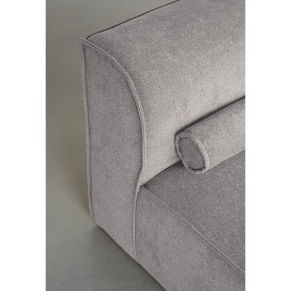 Jasnoszary moduł sofy (prawostronny) Flex Felix – Miuform-image-4