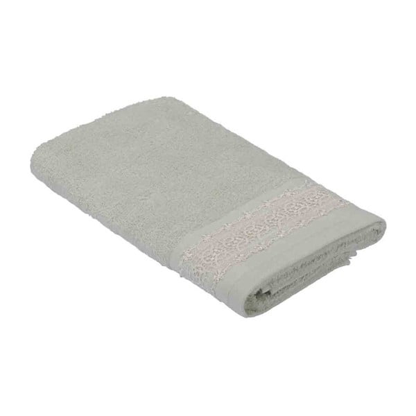 Kremowy ręcznik z bawełny Bella Maison Lace, 30x50 cm
