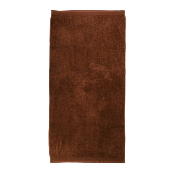 Ciemnobrązowy ręcznik Artex Delta, 70x140 cm