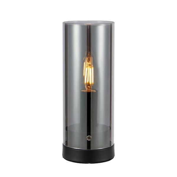 Czarna lampa stołowa z szklanym kloszem (wys. 23 cm) Post – Markslöjd