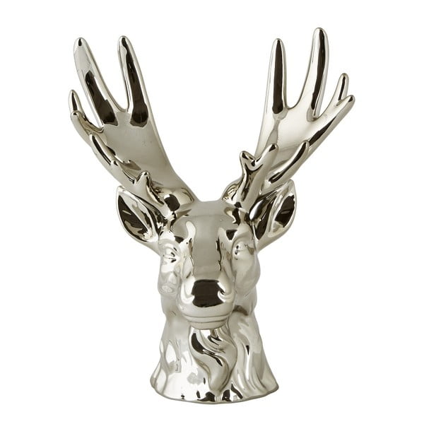 Figurka
  dekoracyjna KJ Collection Reindeer Head Silver