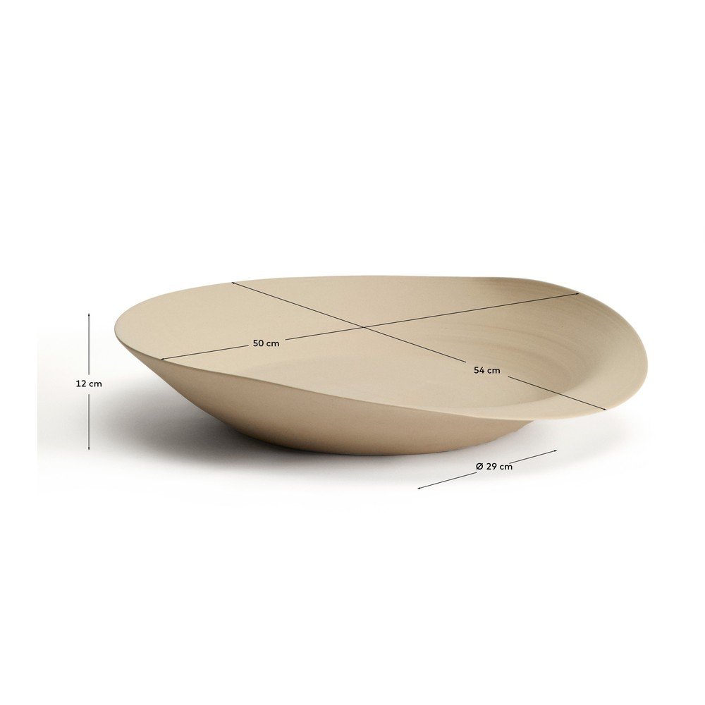Taca dekoracyjna ceramiczna ø 53 cm Ebenor – Kave Home (zdjęcie 8)