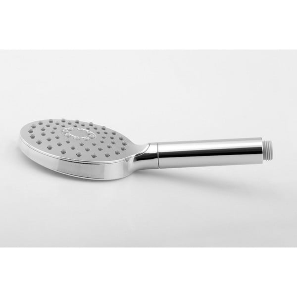 Plastikowa słuchawka prysznicowa w kolorze srebra z połyskiem ø 12 cm – Sapho-image-1