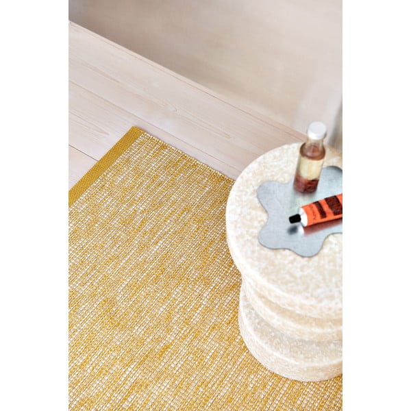 Musztardowy dywan odpowiedni na zewnątrz 70x90 cm Sam Mustard – Pappelina-image-1