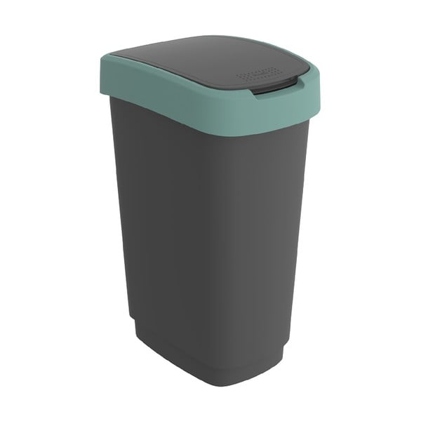 Kosz na śmieci z tworzywa sztucznego z recyklingu 50 L Twist − Rotho