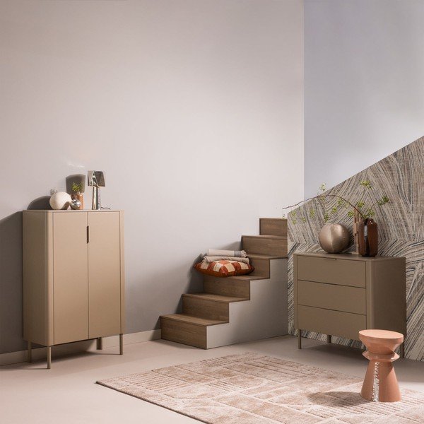 Metalowy stolik ø 30 cm Fedde – WOOOD-image-1