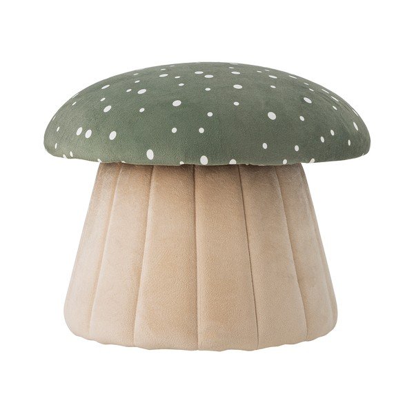Zielony/beżowy puf dziecięcy Lue – Bloomingville Mini