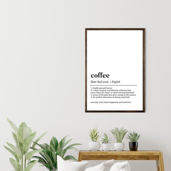 Obraz 50x70 cm Coffee – Wallity-image-1