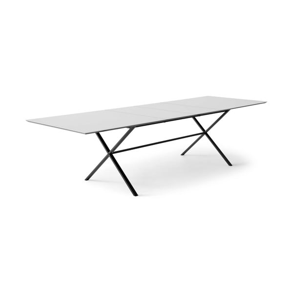 Biały rozkładany stół z białym blatem 100x210 cm Meza – Hammel Furniture-image-1