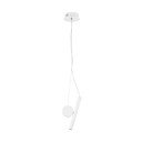 Biała aluminiowa lampa wisząca LED ø 23,5 cm Vero – Nova Luce