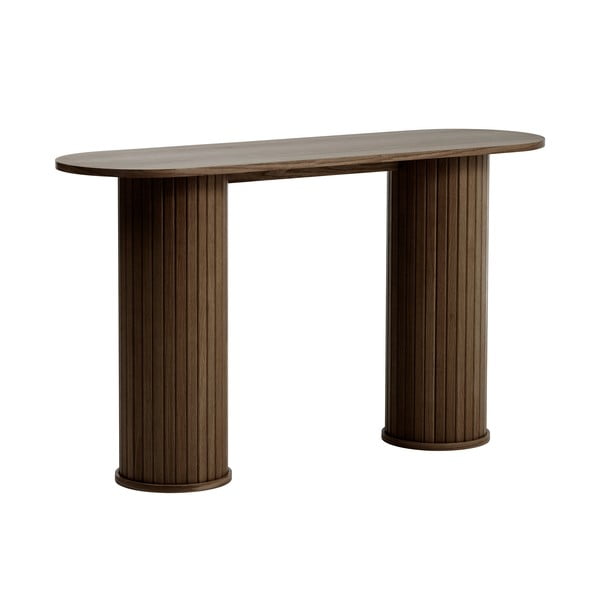 Brązowa konsola 40x130 cm Nola – Unique Furniture-image-3