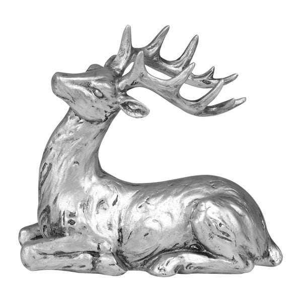 Figurka dekoracyjna w kolorze srebra Côté Table Princier Deer