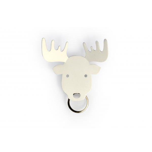 Wieszak na klucze QUALY Moose Key Holder, biały-image-3