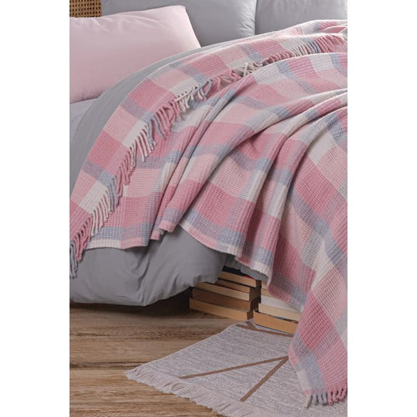 Różowa narzuta 180x220 cm Warm Soft – Mijolnir-image-2