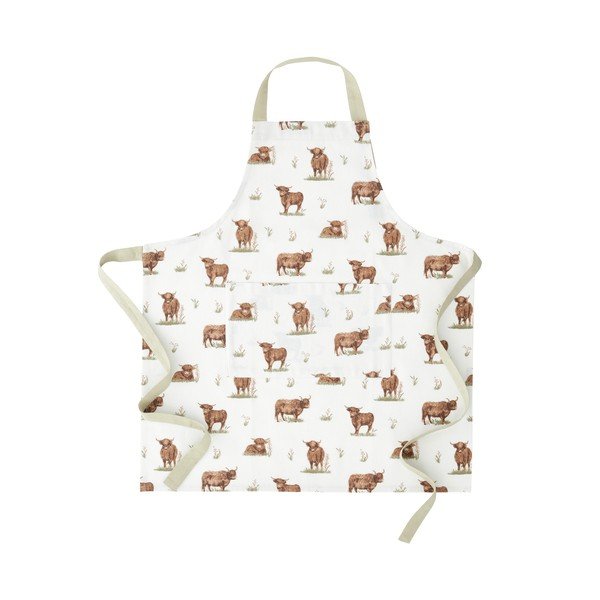 Bawełniany fartuch Angus Highland Cow – Catherine Lansfield