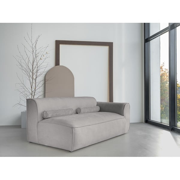 Jasnoszary moduł sofy (prawostronny) Flex Felix – Miuform-image-1
