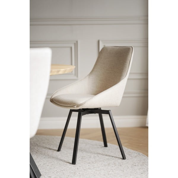 Beżowe krzesła zestaw 2 szt. Alison – Rowico-image-1