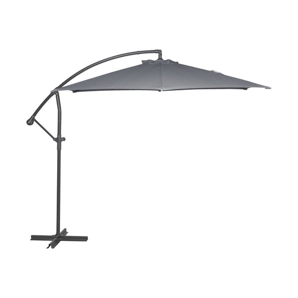 Szary parasol ogrodowy ø 300 cm Free Pole – Rojaplast