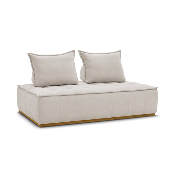 Beżowa sofa z tkaniny szenilowej 175 cm Elisa – Bobochic Paris-image-3