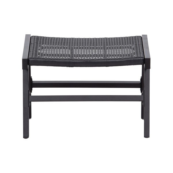 Czarny podnóżek do fotela ogrodowego WOOOD Puk-image-4