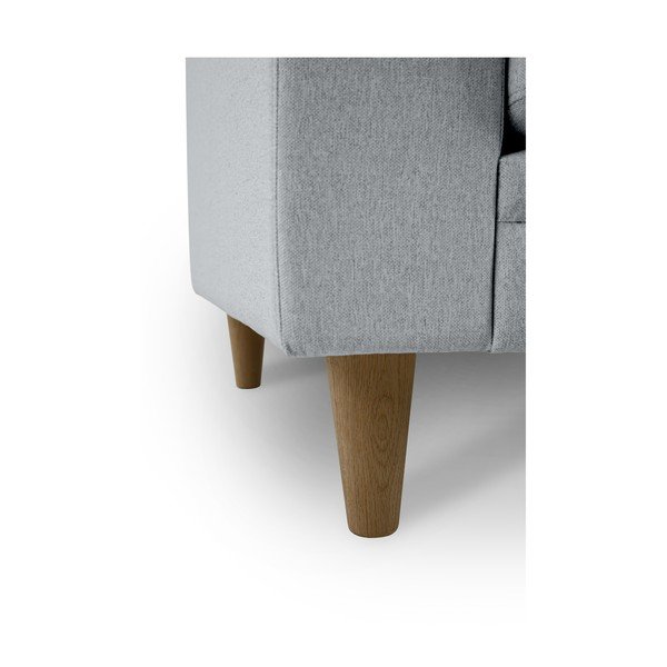 Szara sofa 155 cm Focus – Scandic-image-4