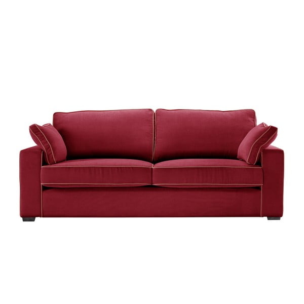 Czerwona sofa 3-osobowa Jalouse Maison Serena