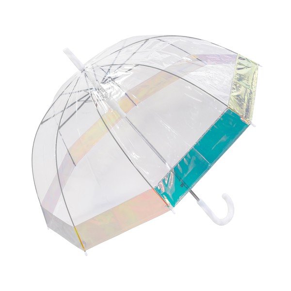 Damski przezroczysty parasol Ambiance Iridiscent, ⌀ 85 cm-image-3