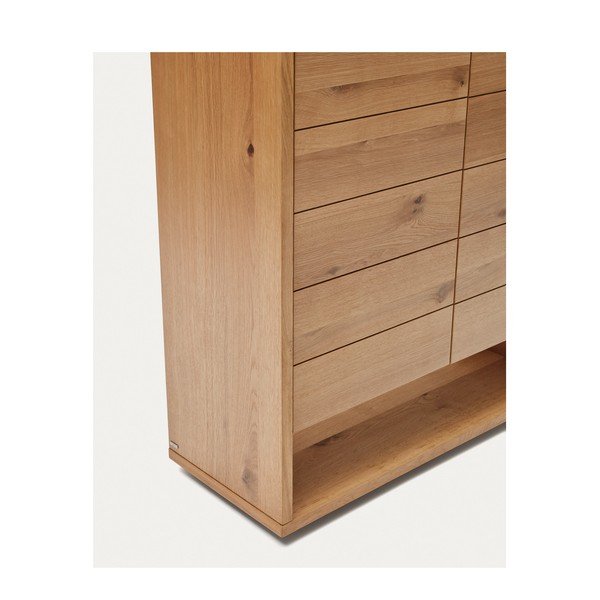 Szafka w dekorze dębu 100x163,5 cm Alguema – Kave Home-image-3