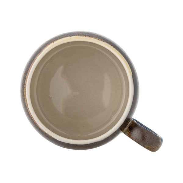 Niebiesko-brązowe kamionkowe kubki zestaw 4 szt. 400 ml Sheen – Bloomingville-image-3