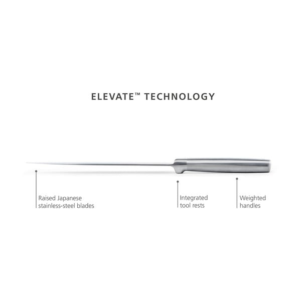 Zestaw noży ze stojakiem ze stali nierdzewnej 5 szt. Elevate Fusion – Joseph Joseph-image-4