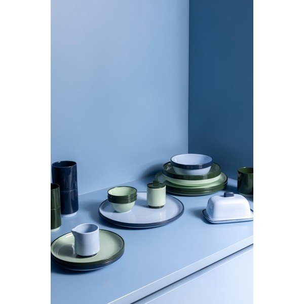 Zielony kamionkowy talerz ø 26 cm Duo – ONA-image-4
