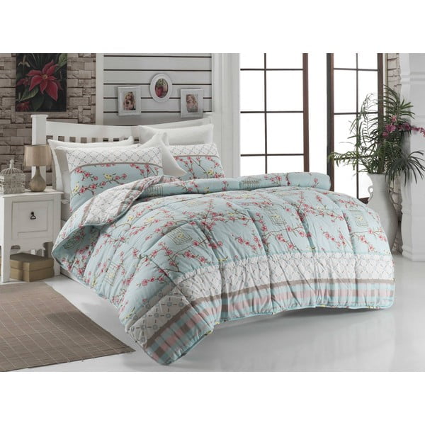 Pikowana narzuta na łóżko dwuosobowe Loisa, 195x215 cm