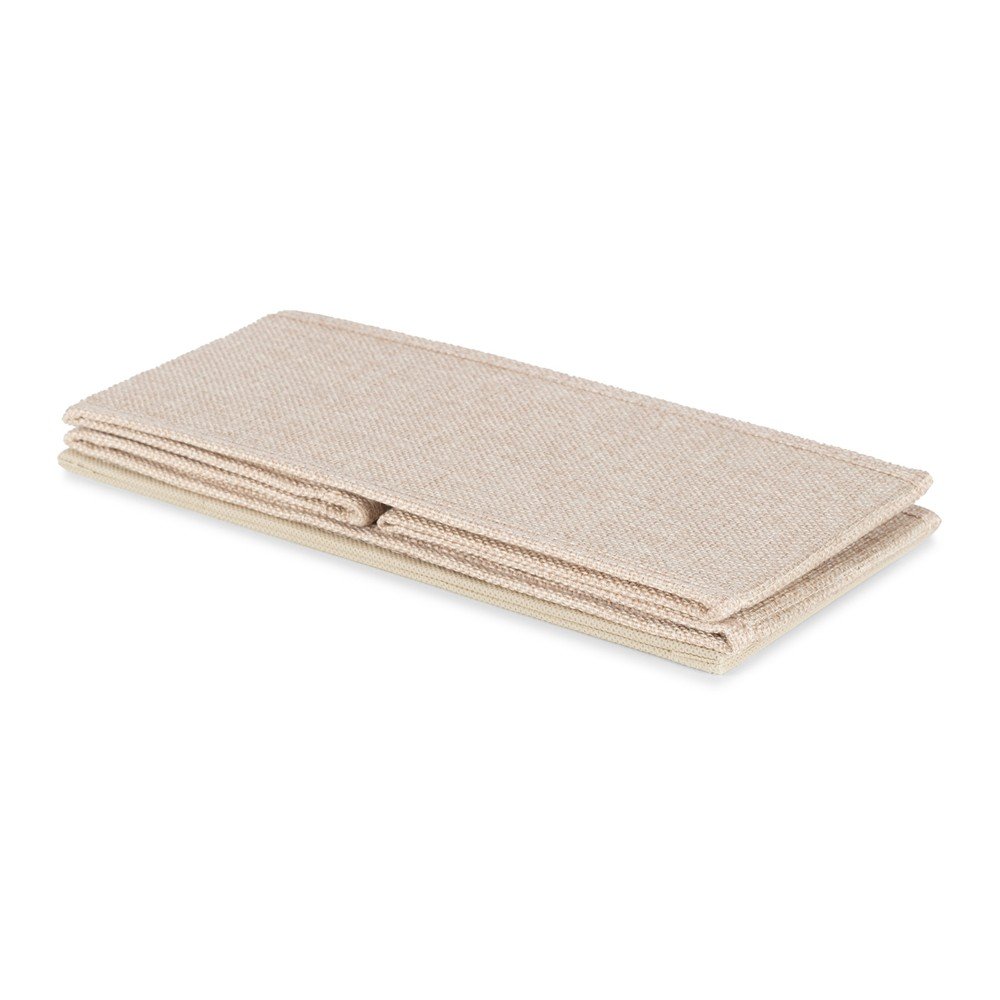 Beżowy tekstylny pojemnik 28x12x12 cm Sandy – Compactor (zdjęcie 2)