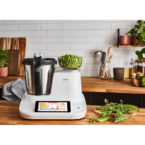 Robot gotujący w biało-srebrnym kolorze Click and Cook – Tefal-image-4