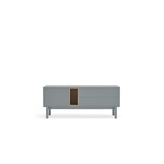 Szara szafka pod TV 140x56 cm Corvo – Teulat