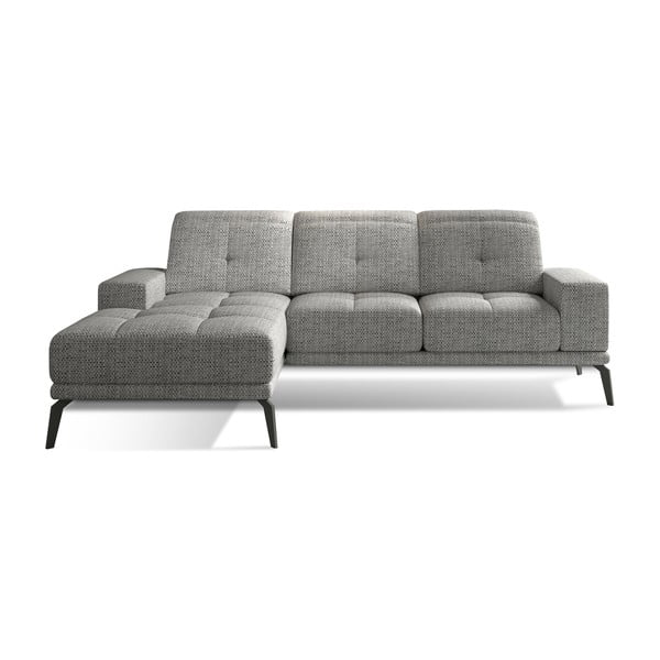 Szary narożnik (lewostronny/z szezlongiem) Torrense – ELTAP