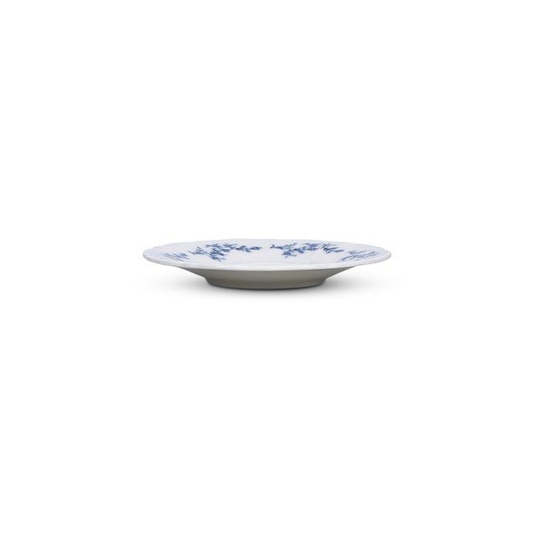 Biały/niebieski porcelanowy spodek ø 12 cm Retro – BonBistro-image-2