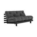 Ciemnoszara rozkładana sofa 160 cm Roots Black Night – Karup Design