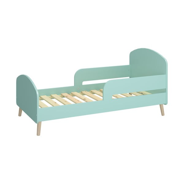 Turkusowe łóżko dziecięce 70x140 cm Gaia – Tvilum-image-2