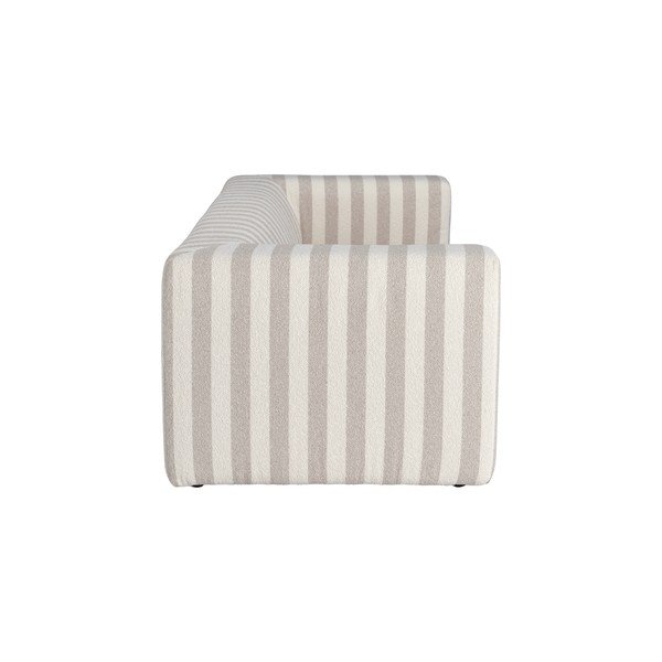Beżowa/kremowa sofa z tkaniny szenilowej 220 cm Lisa – Ellos Home-image-4