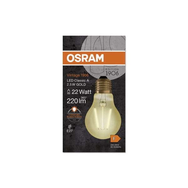 Żarówka LED z ciepłym światłem z gwintem E27, 2,5 W – Candellux Lighting-image-3